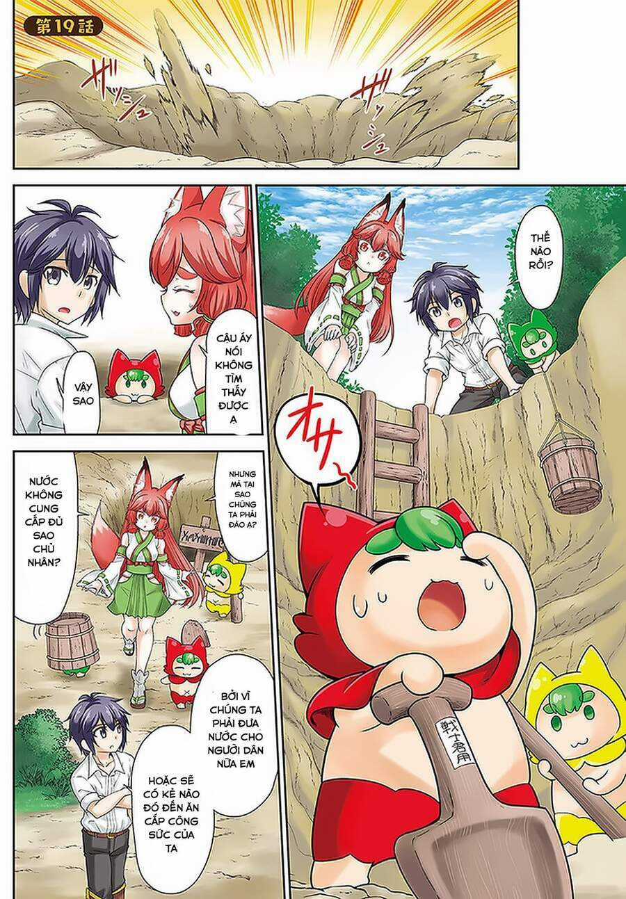 Tenohira Kaitaku Mura De Isekai Kenkokuki: Fueteku Yome-Tachi To Nonbiri Mujintou Life Chapter 19.1 trang 2