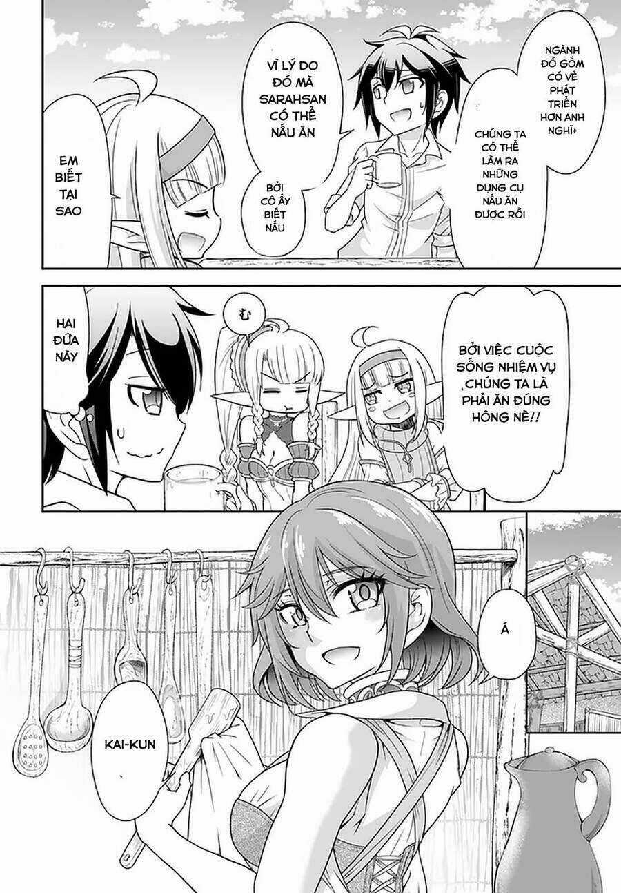 Tenohira Kaitaku Mura De Isekai Kenkokuki: Fueteku Yome-Tachi To Nonbiri Mujintou Life Chapter 19.1 trang 8
