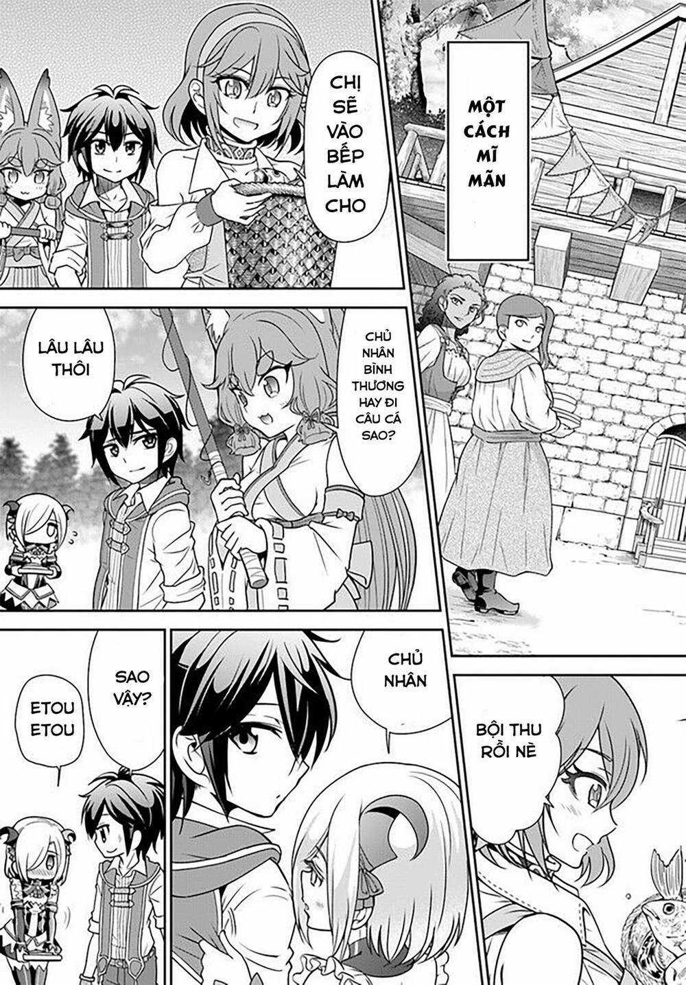 Tenohira Kaitaku Mura De Isekai Kenkokuki: Fueteku Yome-Tachi To Nonbiri Mujintou Life Chapter 20.2 trang 14