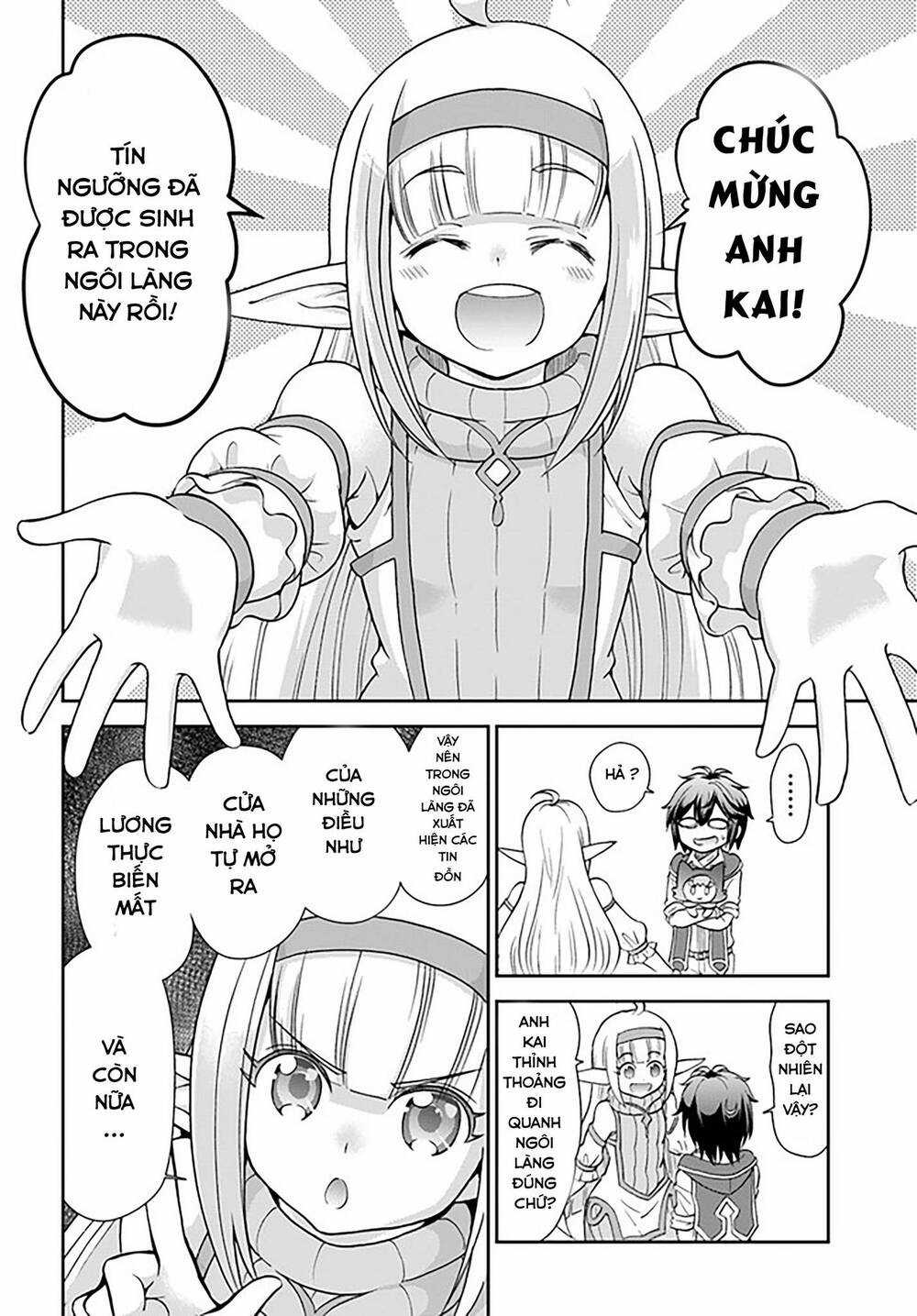 Tenohira Kaitaku Mura De Isekai Kenkokuki: Fueteku Yome-Tachi To Nonbiri Mujintou Life Chapter 23.3 trang 10