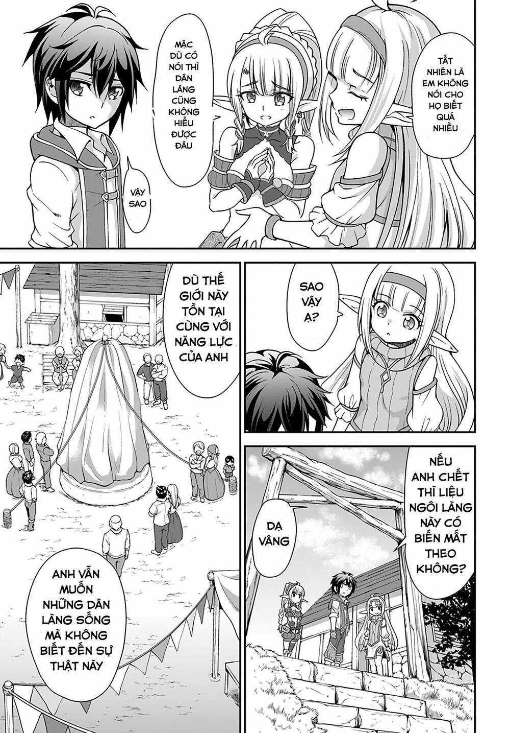Tenohira Kaitaku Mura De Isekai Kenkokuki: Fueteku Yome-Tachi To Nonbiri Mujintou Life Chapter 23.3 trang 13