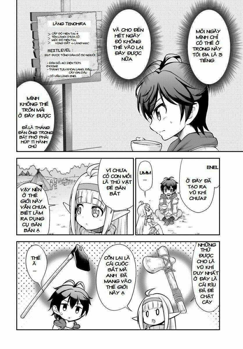 Tenohira Kaitaku Mura De Isekai Kenkokuki: Fueteku Yome-Tachi To Nonbiri Mujintou Life Chapter 3 trang 5