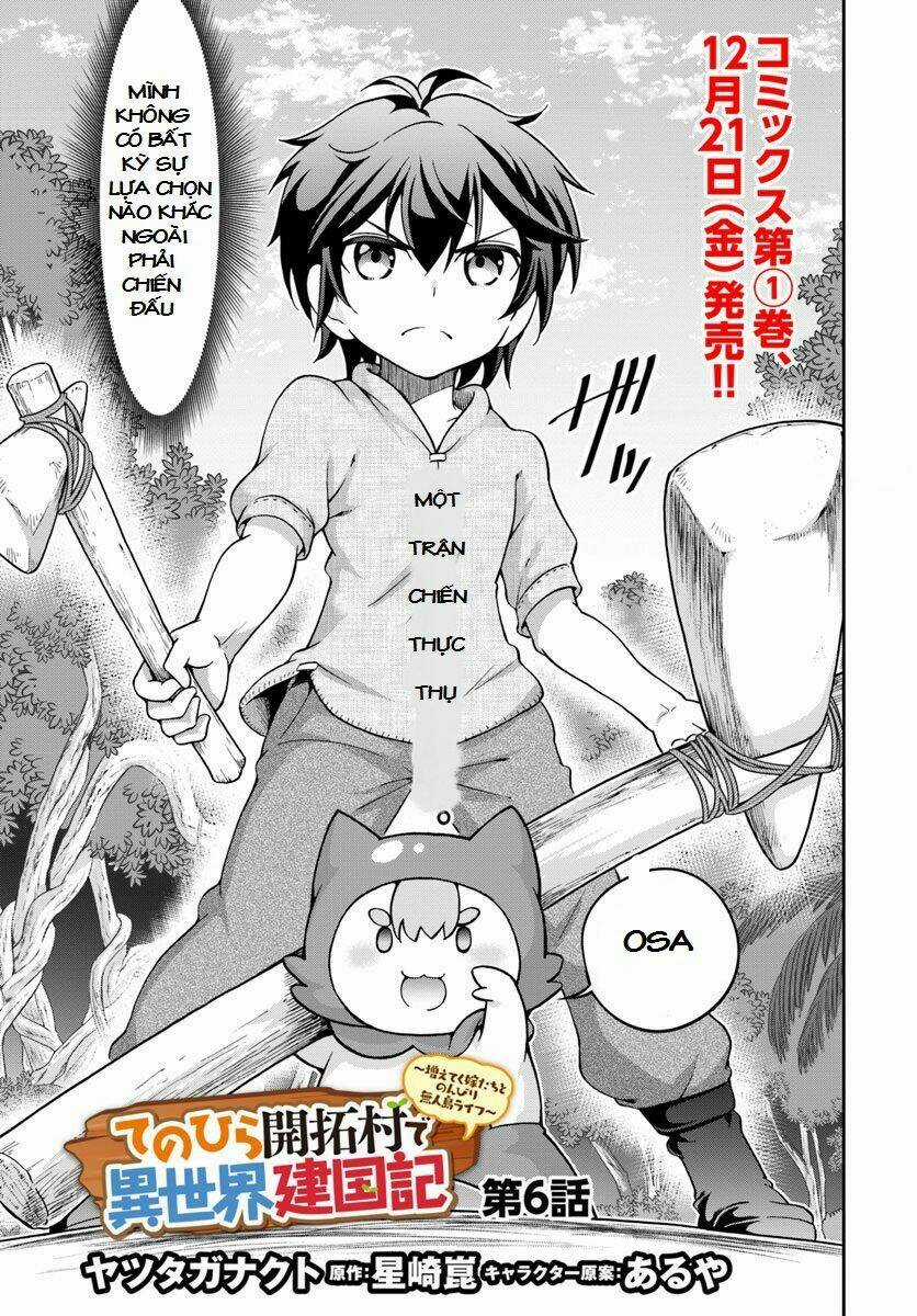Tenohira Kaitaku Mura De Isekai Kenkokuki: Fueteku Yome-Tachi To Nonbiri Mujintou Life Chapter 6 trang 3