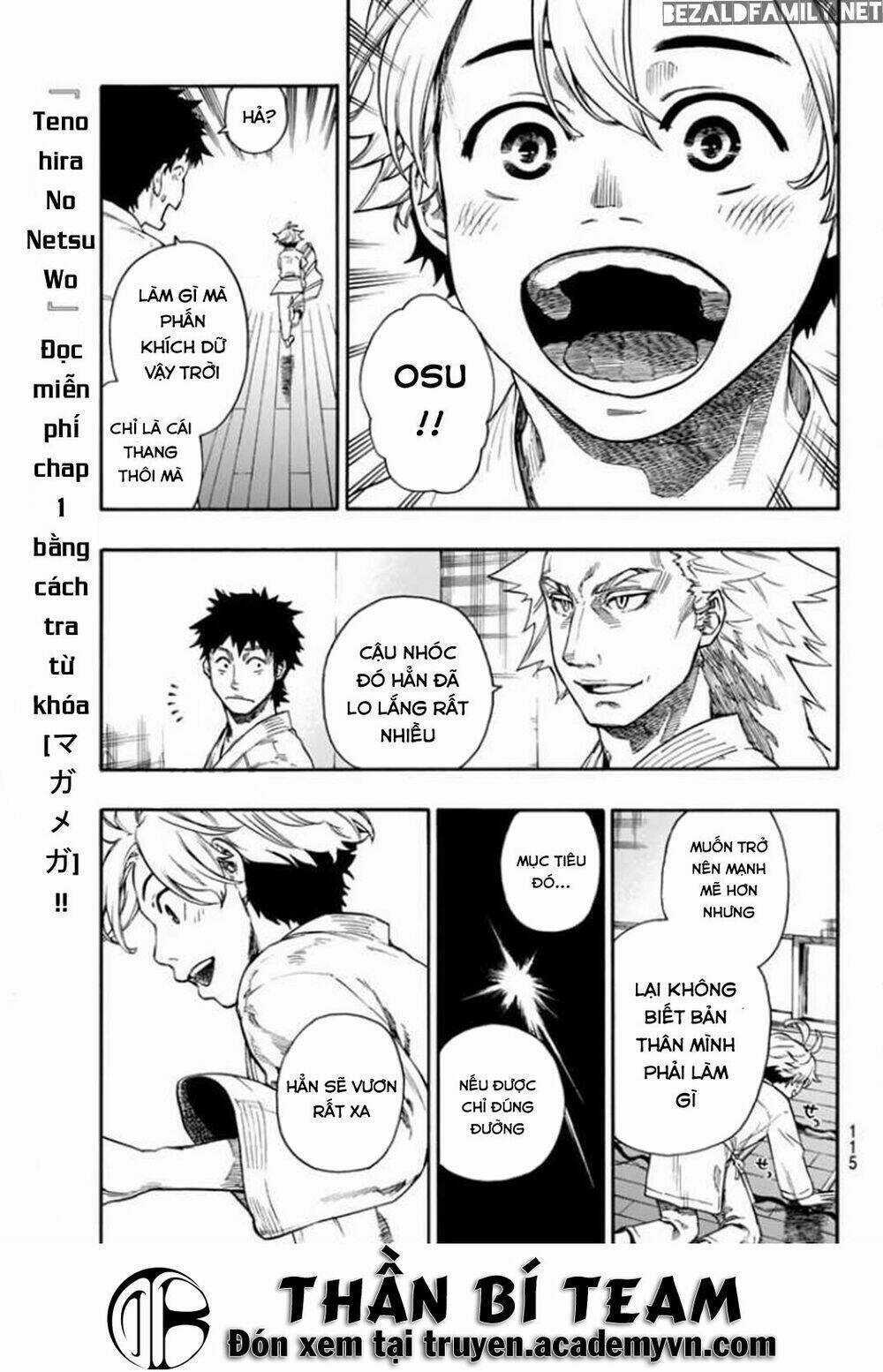 Tenohira No Netsu Wo Chapter 3 trang 9