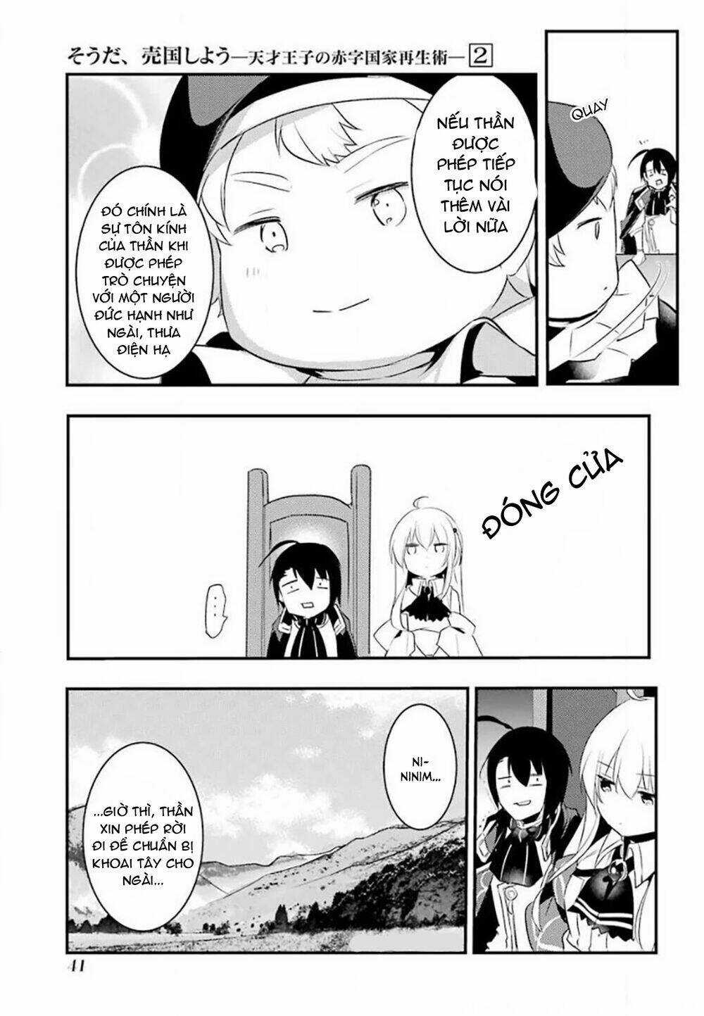 Tensai Ouji No Akaji Kokka Saisei Jutsu - Souda, Baikoku Shiyou Chapter 19 trang 8