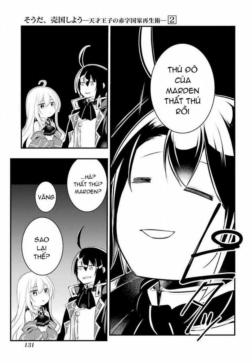 Tensai Ouji No Akaji Kokka Saisei Jutsu - Souda, Baikoku Shiyou Chapter 27 trang 10