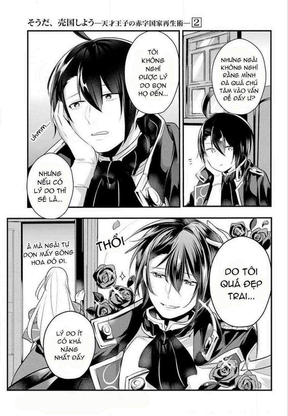 Tensai Ouji No Akaji Kokka Saisei Jutsu - Souda, Baikoku Shiyou Chapter 30 trang 3