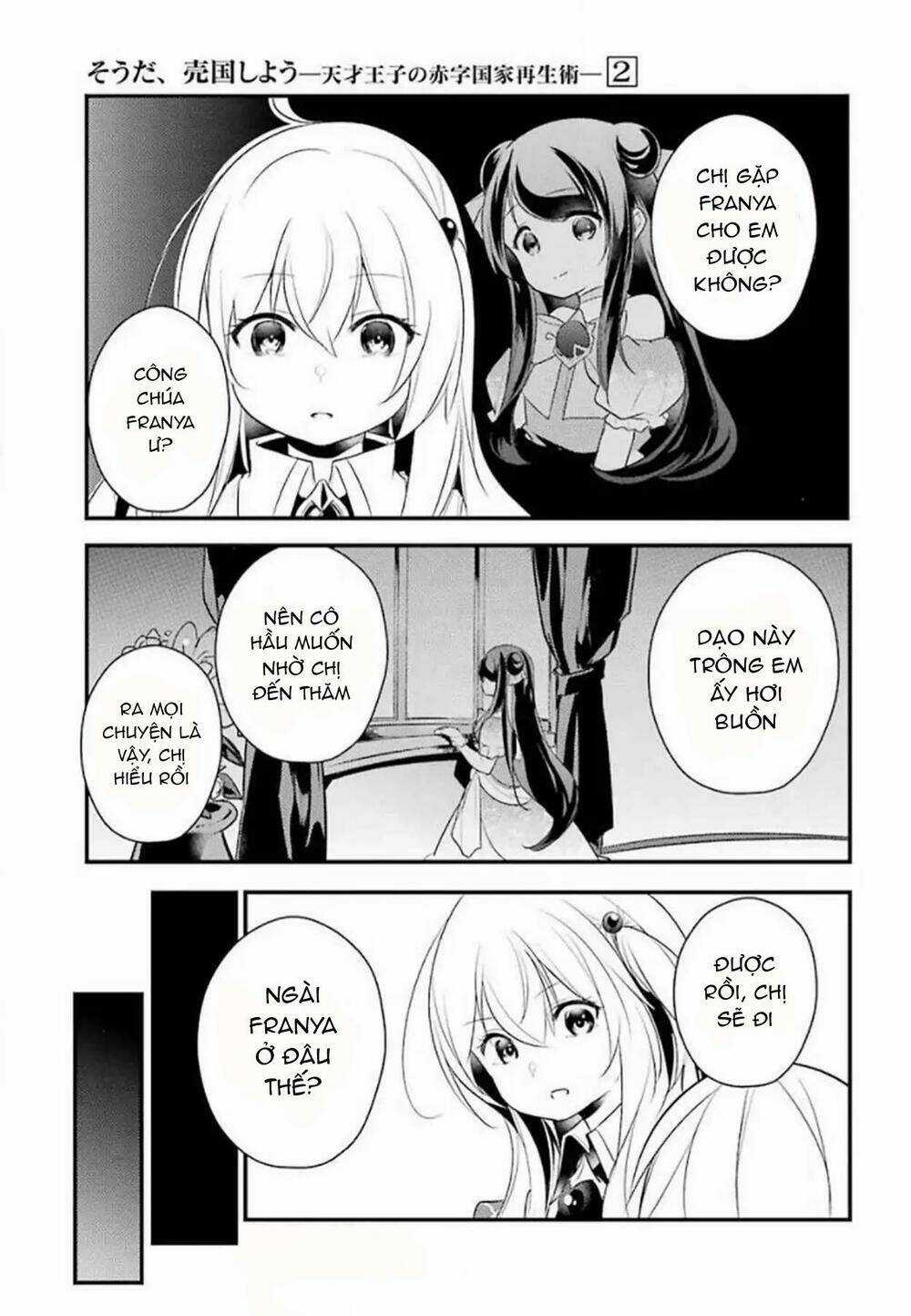 Tensai Ouji No Akaji Kokka Saisei Jutsu - Souda, Baikoku Shiyou Chapter 31 trang 3