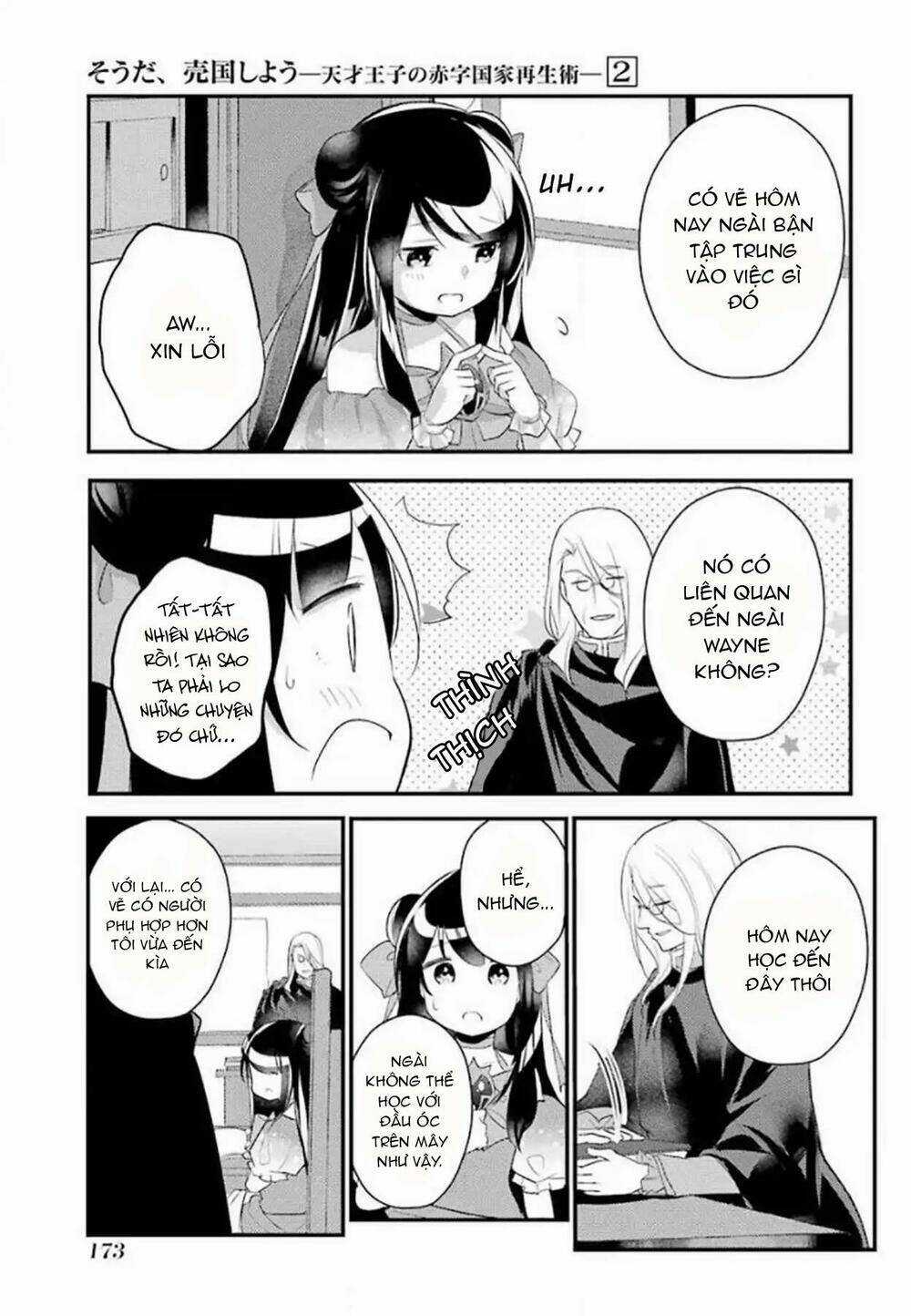 Tensai Ouji No Akaji Kokka Saisei Jutsu - Souda, Baikoku Shiyou Chapter 31 trang 5