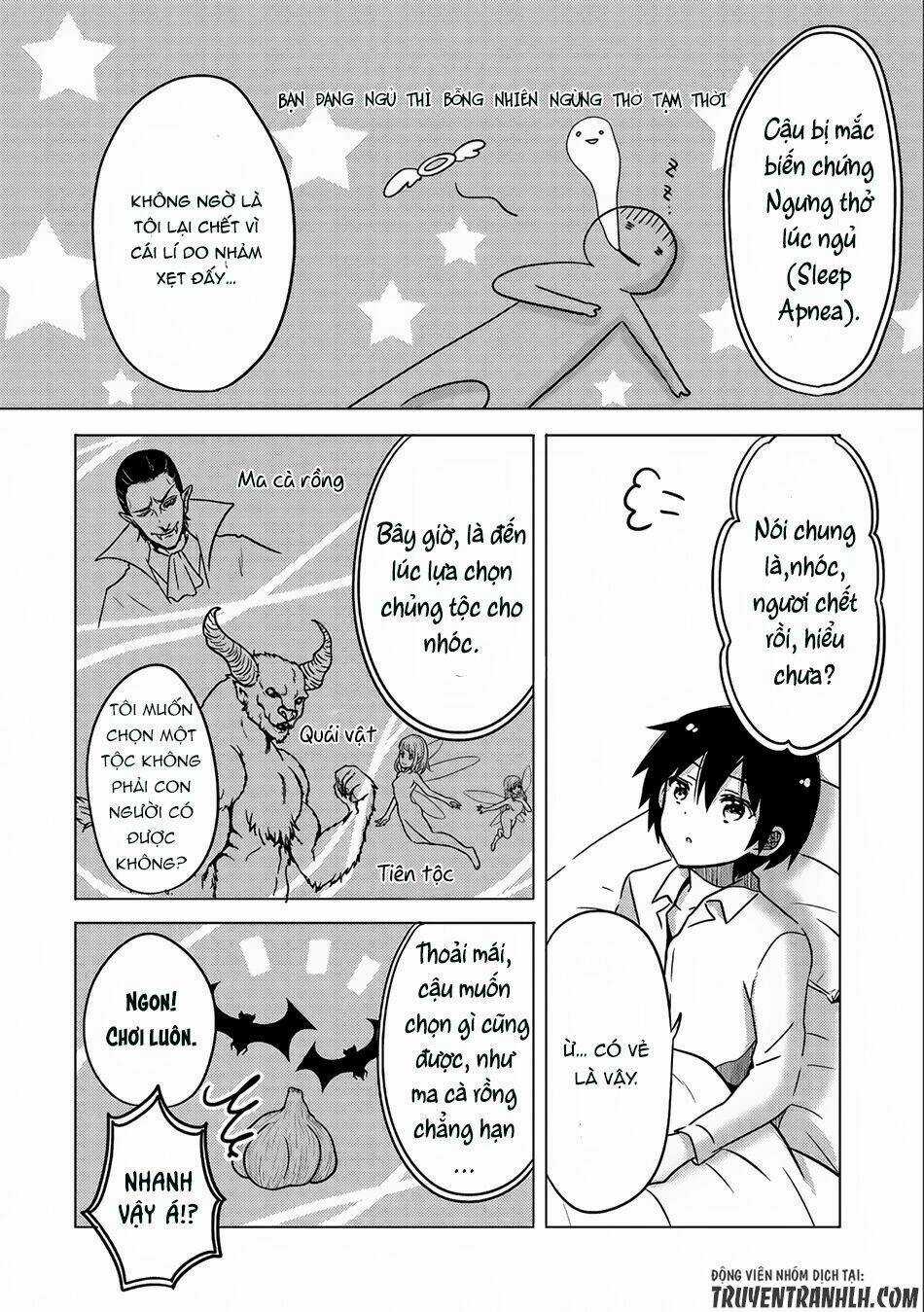 Tensei Kyuuketsukisan Wa Ohirune Ga Shitai Chapter 1 trang 7