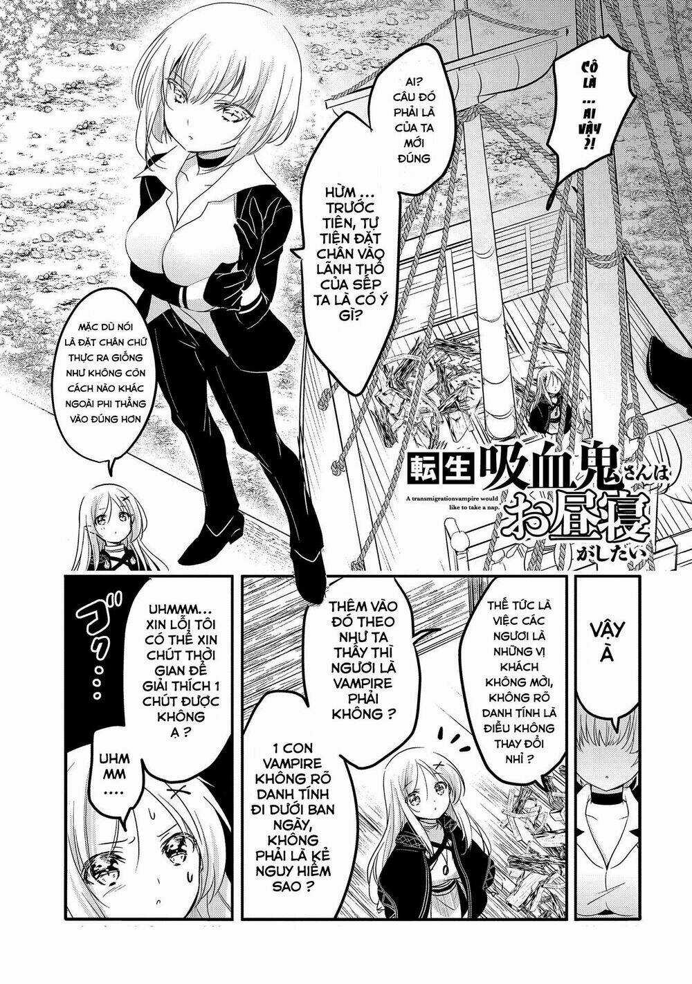 Tensei Kyuuketsukisan Wa Ohirune Ga Shitai Chapter 33 trang 2