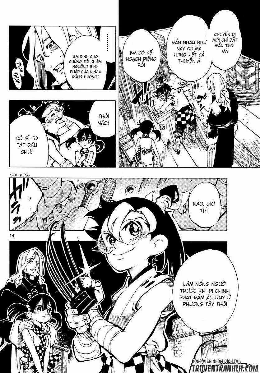 Tenshou no Quadrable Chapter 2 trang 14