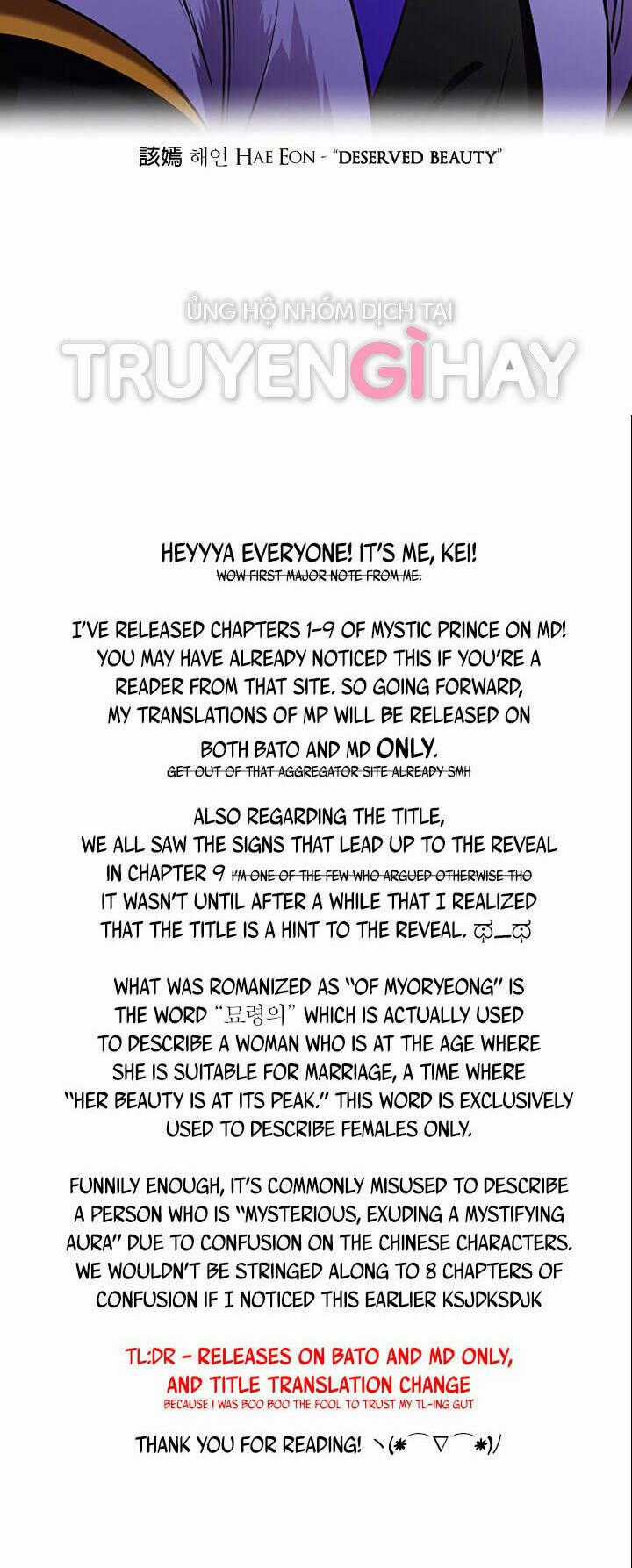 Thái Tử Myolyeong Chapter 10.2 trang 82