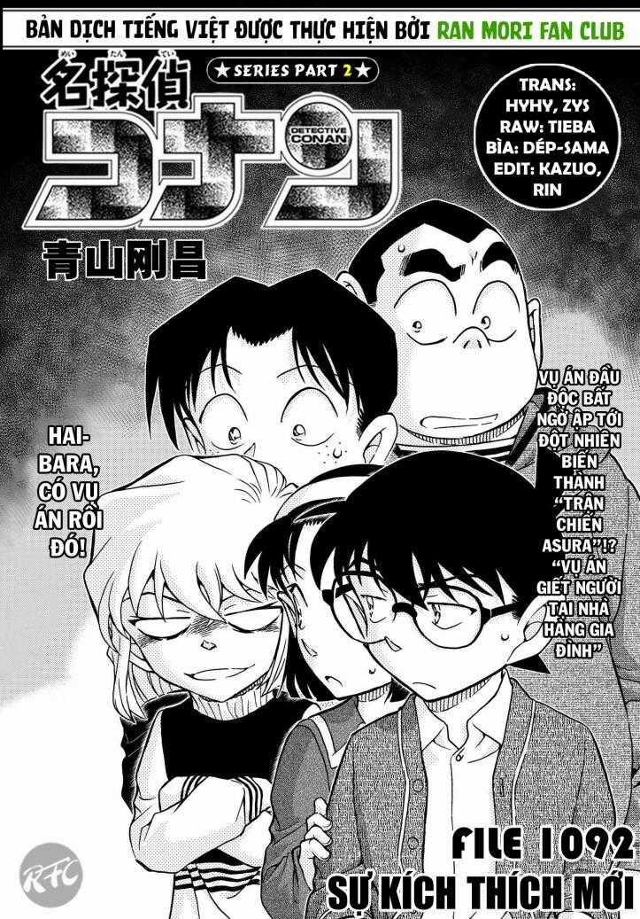 Thám Tử Conan Chương 1092 trang 1