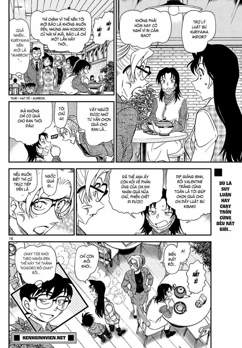 Thám Tử Conan Chương 1143 trang 16