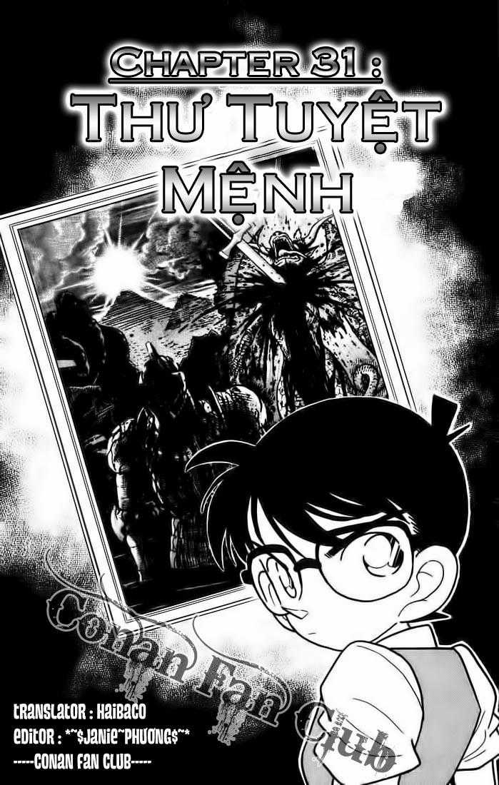 Thám Tử Conan Chương 31 trang 0
