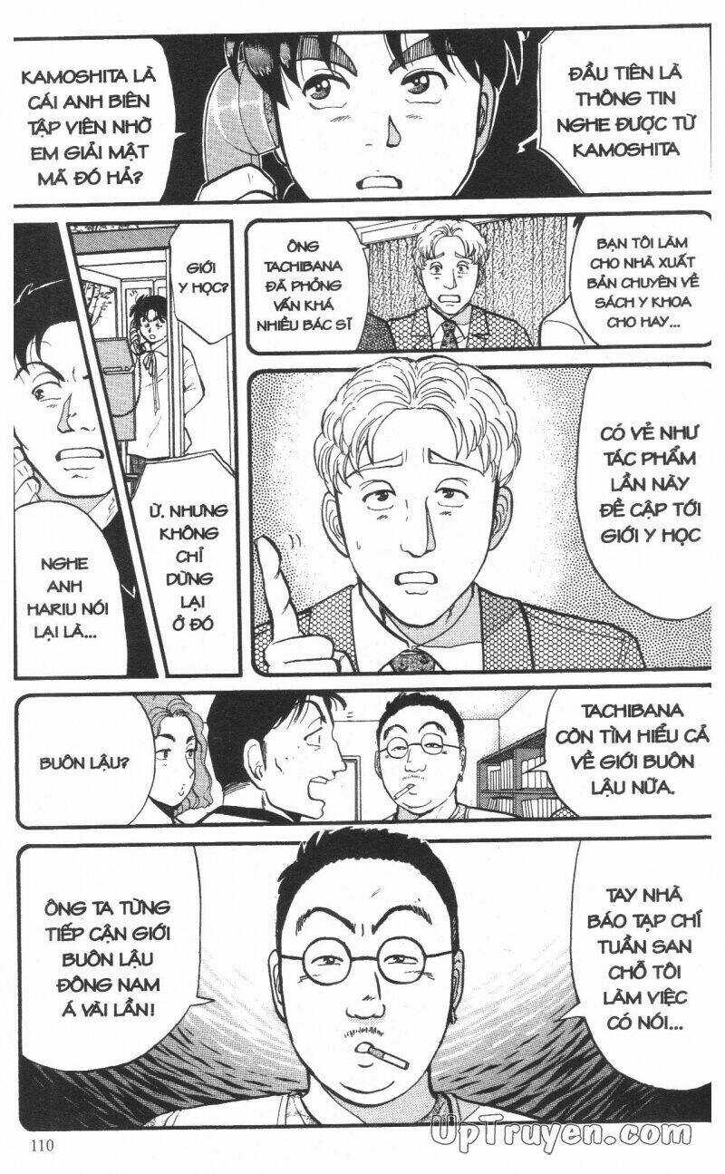 Thám Tử Kindaichi (Bản đẹp) Chapter 10 trang 112