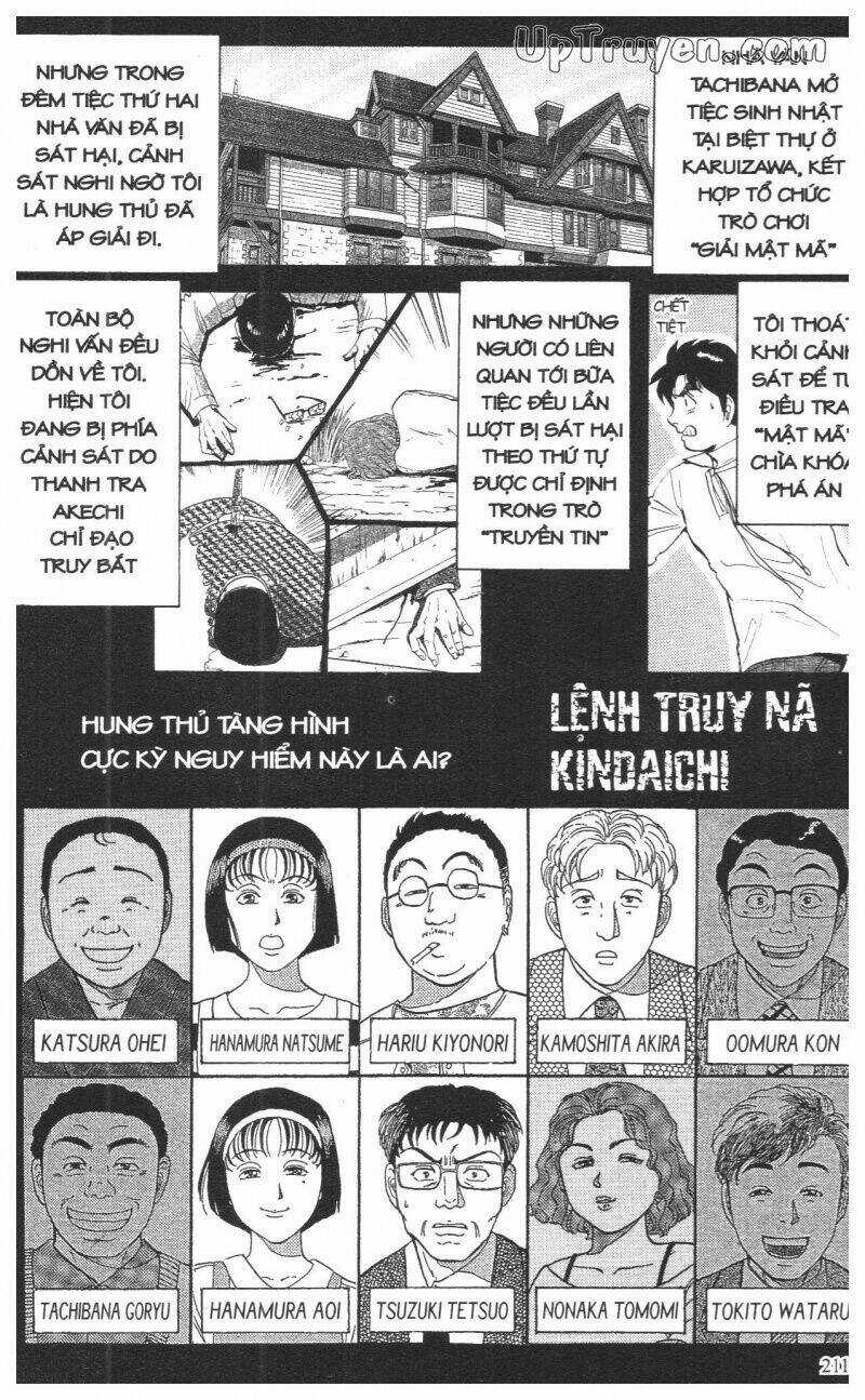 Thám Tử Kindaichi (Bản đẹp) Chapter 10 trang 213