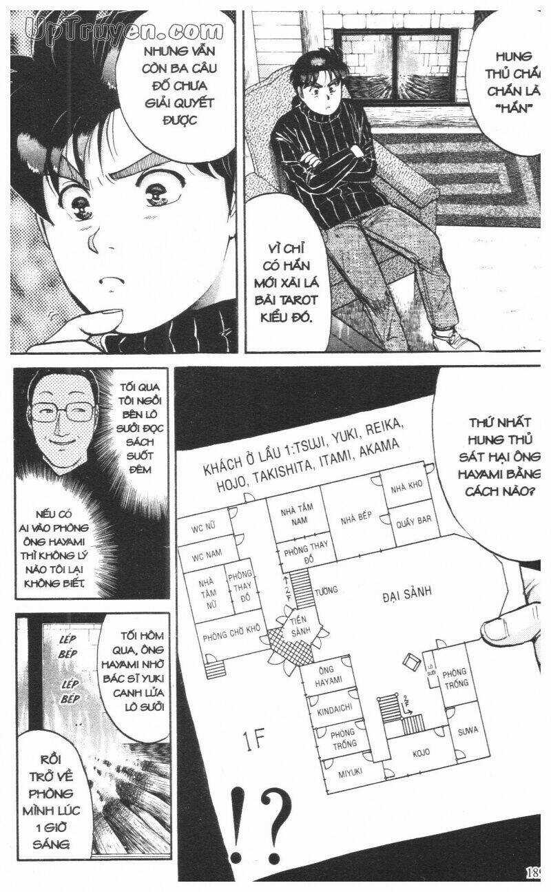Thám Tử Kindaichi (Bản đẹp) Chapter 11 trang 191