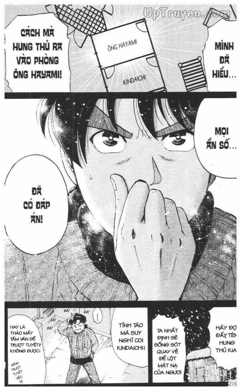 Thám Tử Kindaichi (Bản đẹp) Chapter 11 trang 221