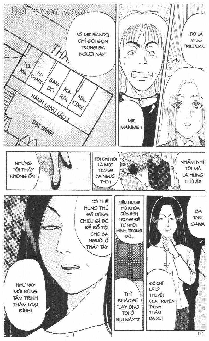 Thám Tử Kindaichi (Bản đẹp) Chapter 12 trang 133