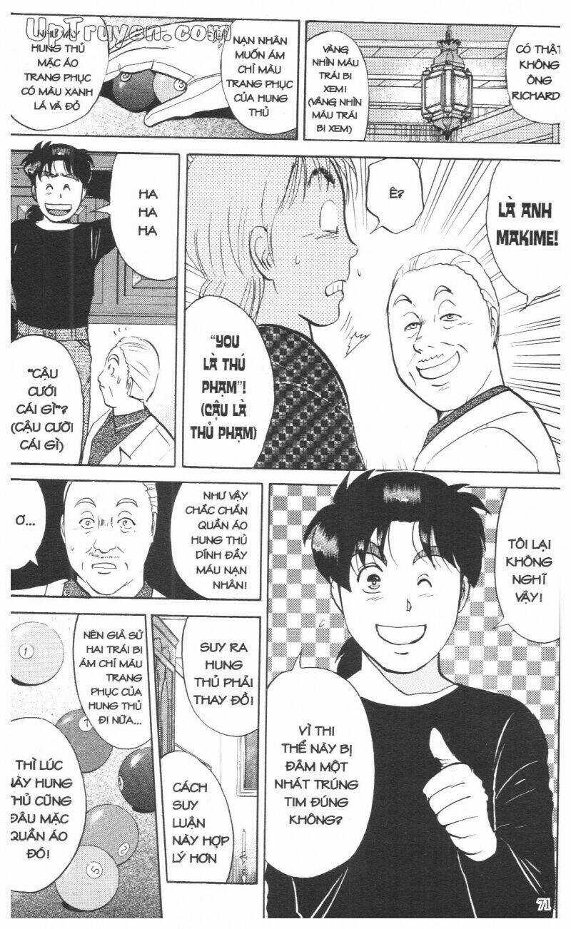 Thám Tử Kindaichi (Bản đẹp) Chapter 12 trang 73