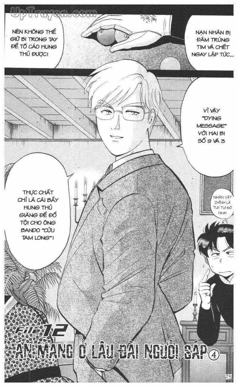 Thám Tử Kindaichi (Bản đẹp) Chapter 12 trang 77