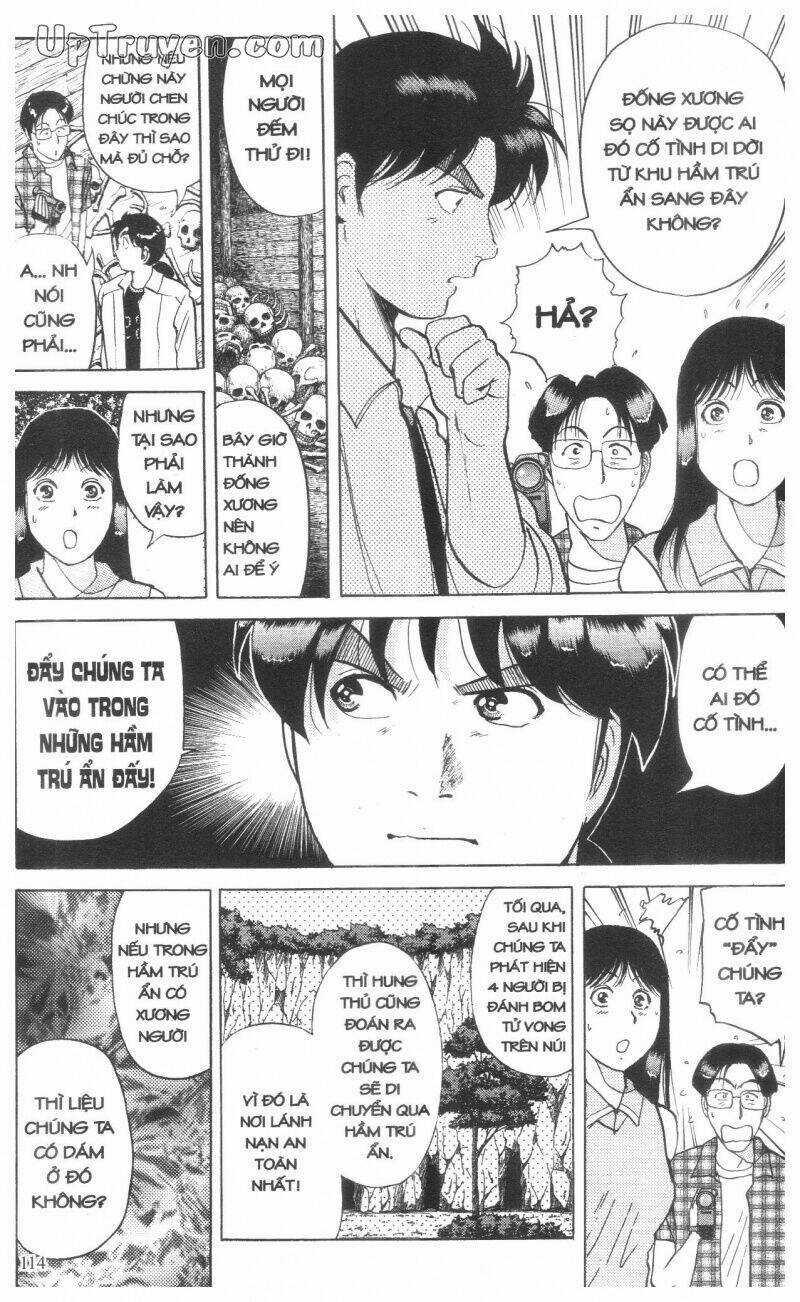 Thám Tử Kindaichi (Bản đẹp) Chapter 14 trang 116