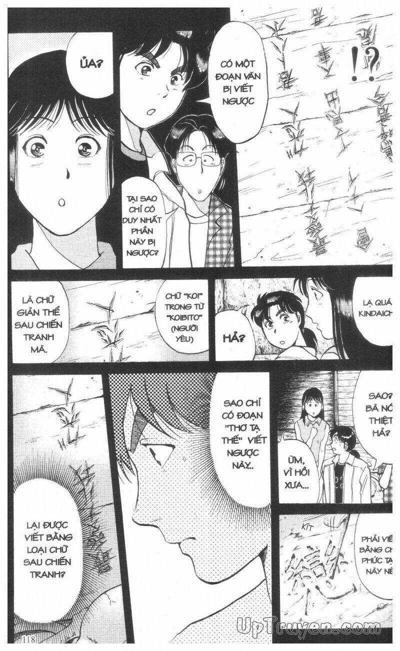 Thám Tử Kindaichi (Bản đẹp) Chapter 14 trang 120