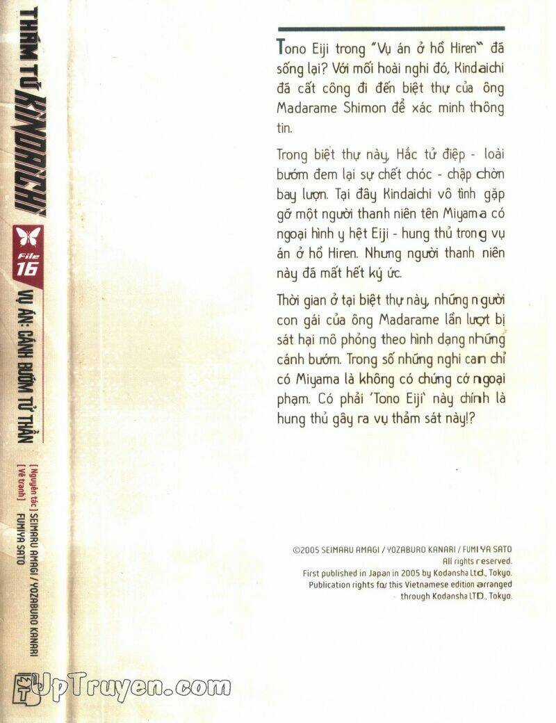 Thám Tử Kindaichi (Bản đẹp) Chapter 16 trang 1