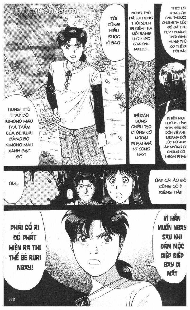 Thám Tử Kindaichi (Bản đẹp) Chapter 16 trang 219