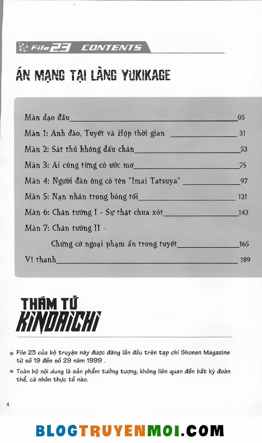 Thám Tử Kindaichi (Bản đẹp) Chapter 23 trang 3