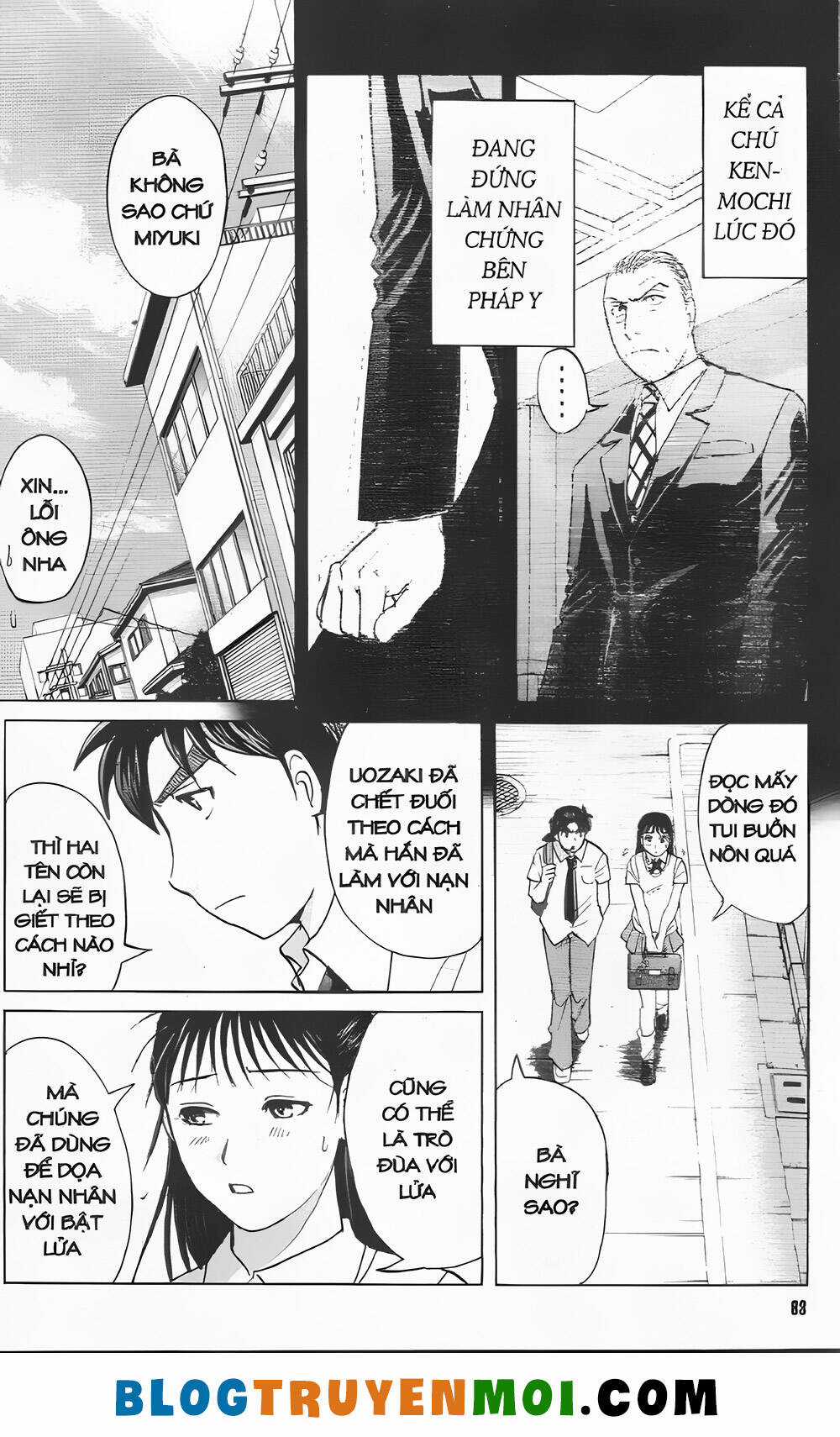 Thám Tử Kindaichi (Bản đẹp) Chapter 33 trang 10