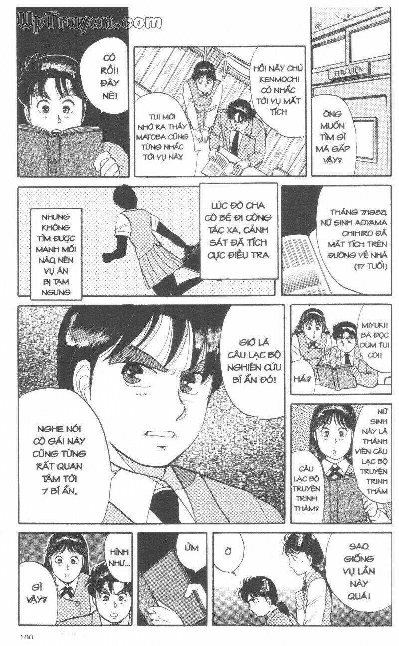 Thám Tử Kindaichi (Bản đẹp) Chapter 4 trang 102