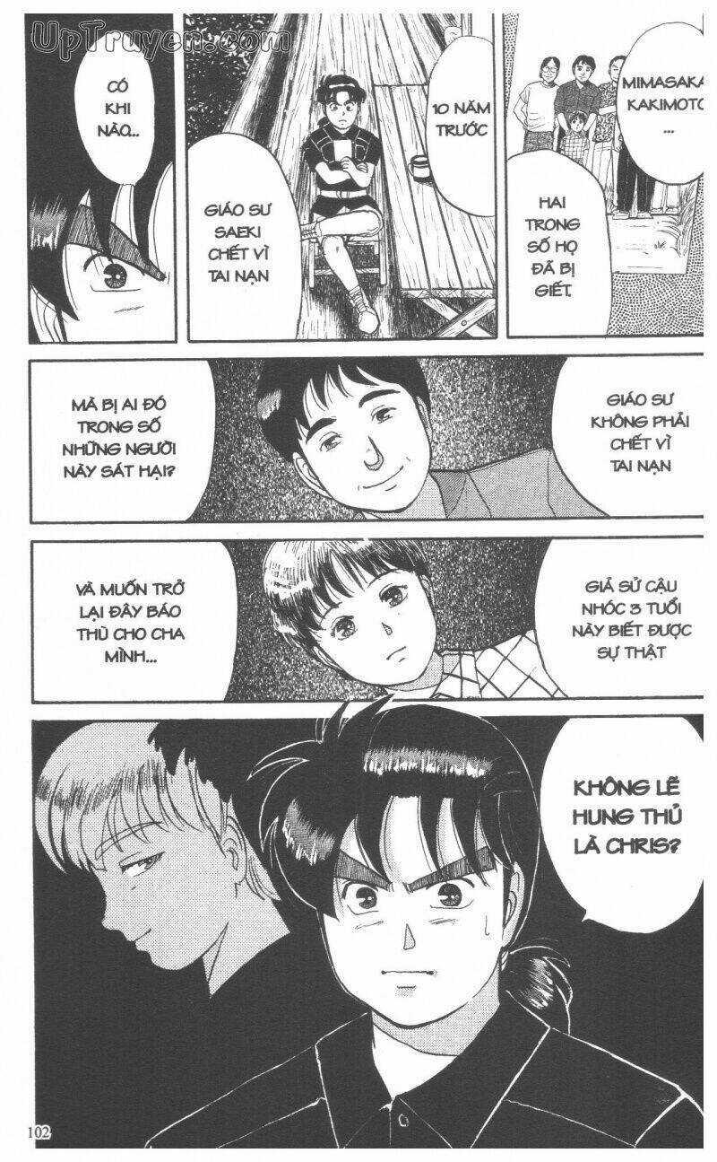 Thám Tử Kindaichi (Bản đẹp) Chapter 5 trang 104