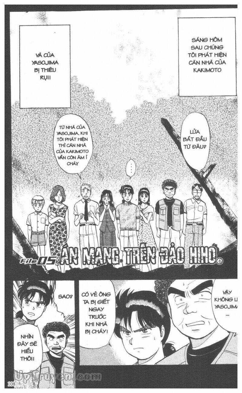 Thám Tử Kindaichi (Bản đẹp) Chapter 5 trang 110