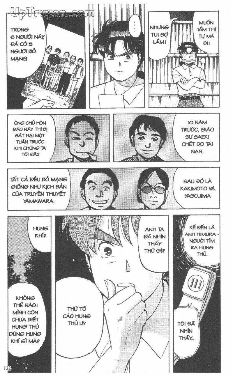 Thám Tử Kindaichi (Bản đẹp) Chapter 5 trang 134