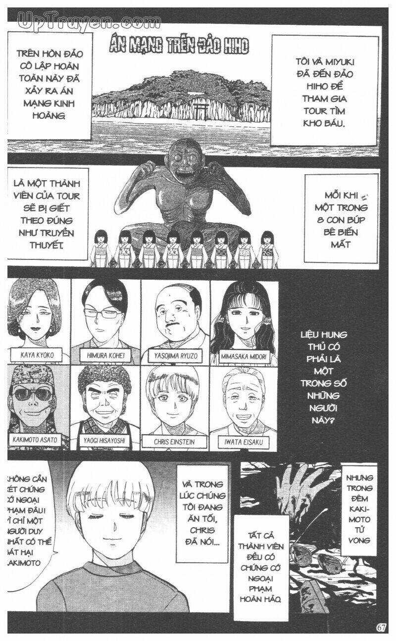 Thám Tử Kindaichi (Bản đẹp) Chapter 5 trang 69