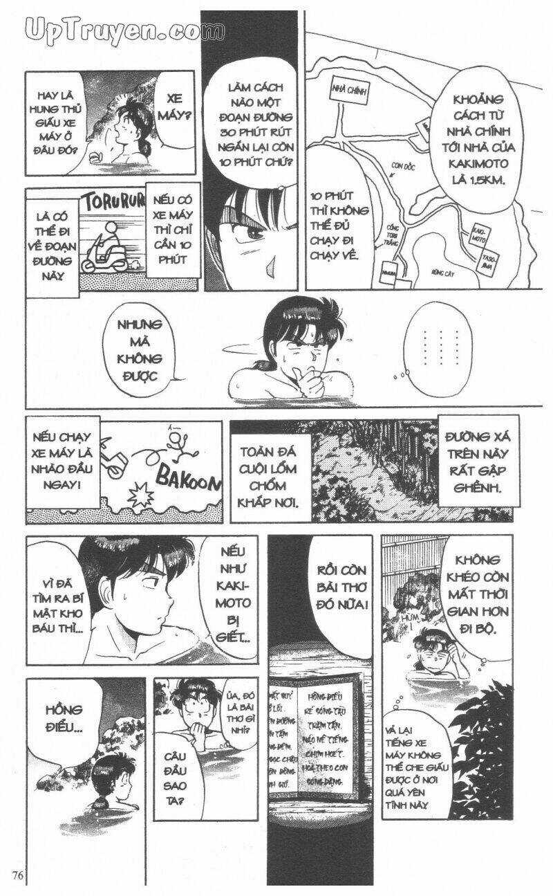 Thám Tử Kindaichi (Bản đẹp) Chapter 5 trang 78