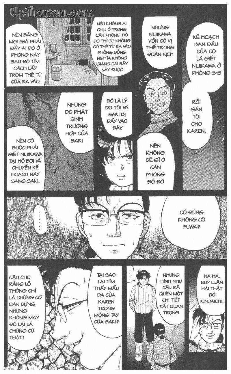 Thám Tử Kindaichi (Bản đẹp) Chapter 7 trang 222