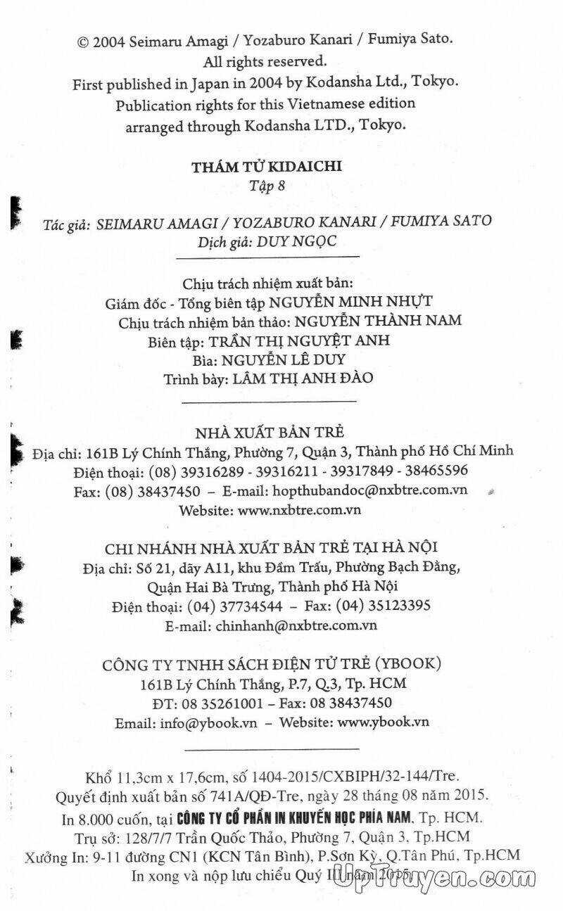 Thám Tử Kindaichi (Bản đẹp) Chapter 8 trang 278