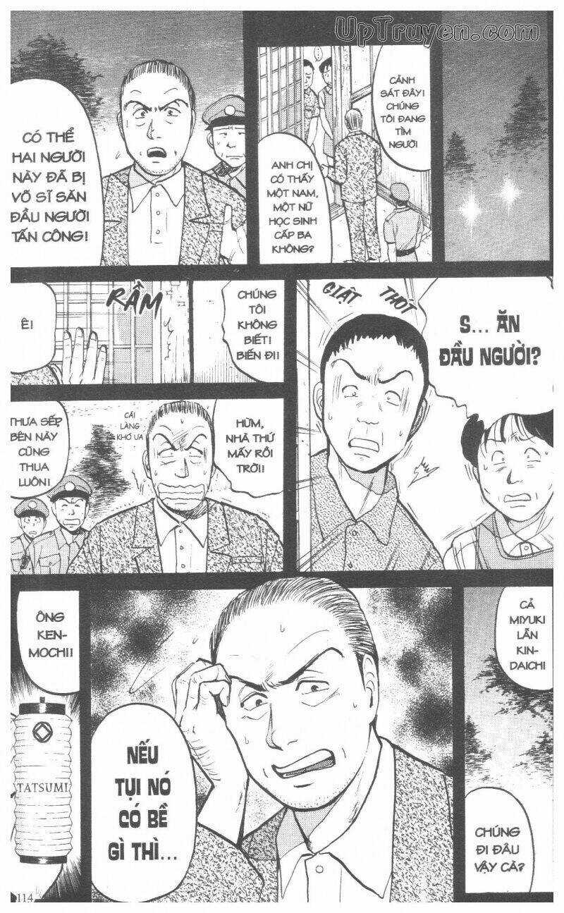 Thám Tử Kindaichi (Bản đẹp) Chapter 9 trang 116