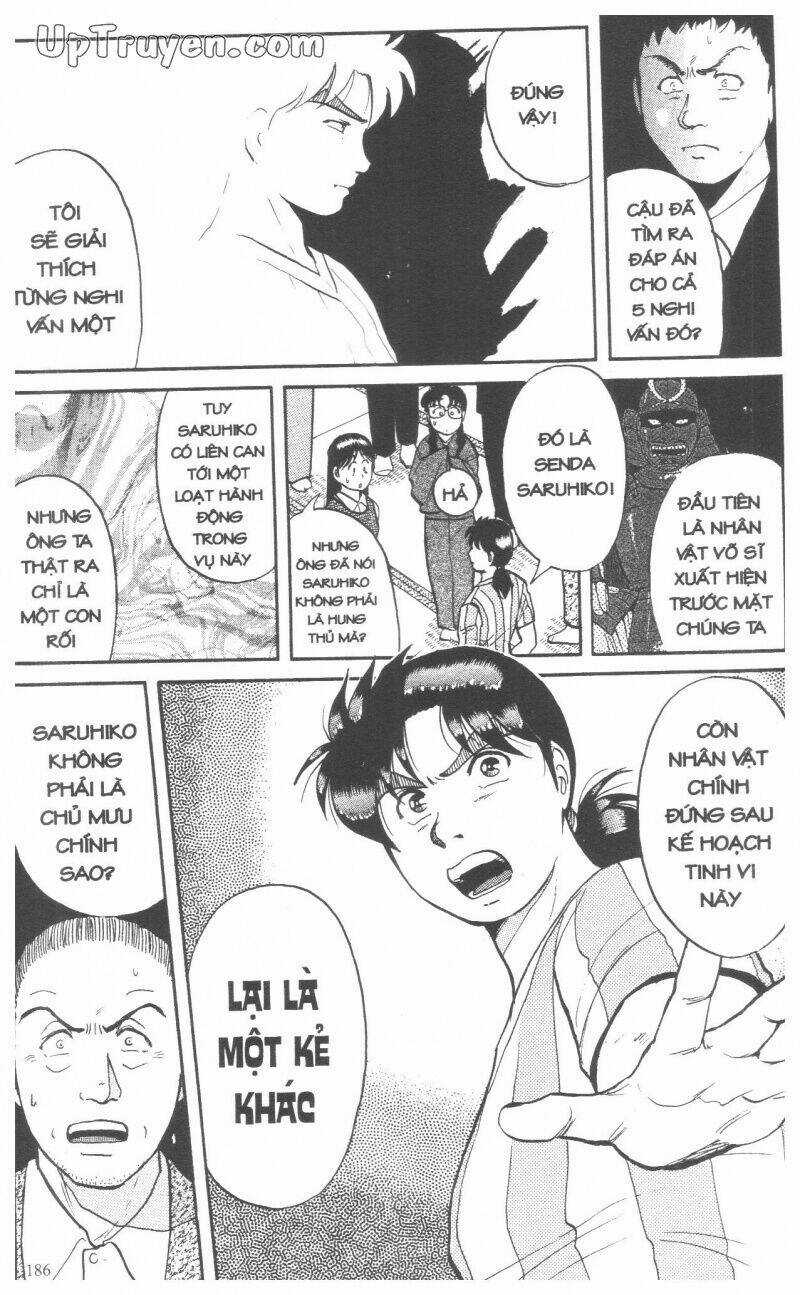 Thám Tử Kindaichi (Bản đẹp) Chapter 9 trang 188