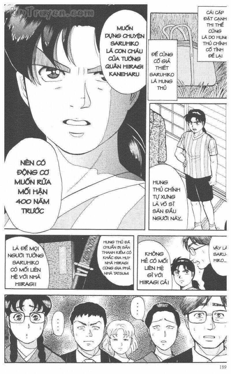 Thám Tử Kindaichi (Bản đẹp) Chapter 9 trang 191