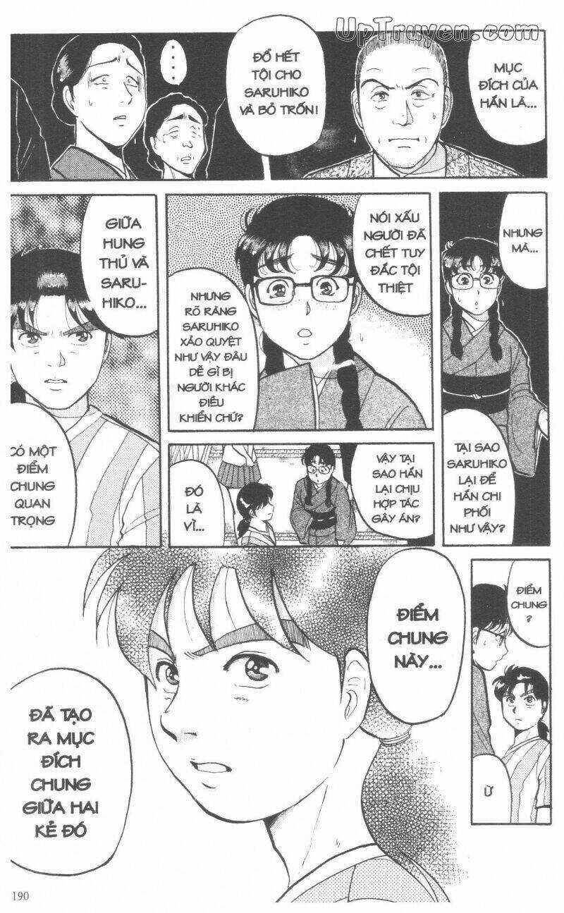 Thám Tử Kindaichi (Bản đẹp) Chapter 9 trang 192