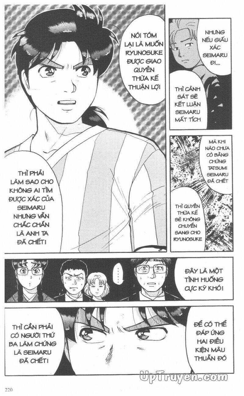 Thám Tử Kindaichi (Bản đẹp) Chapter 9 trang 222