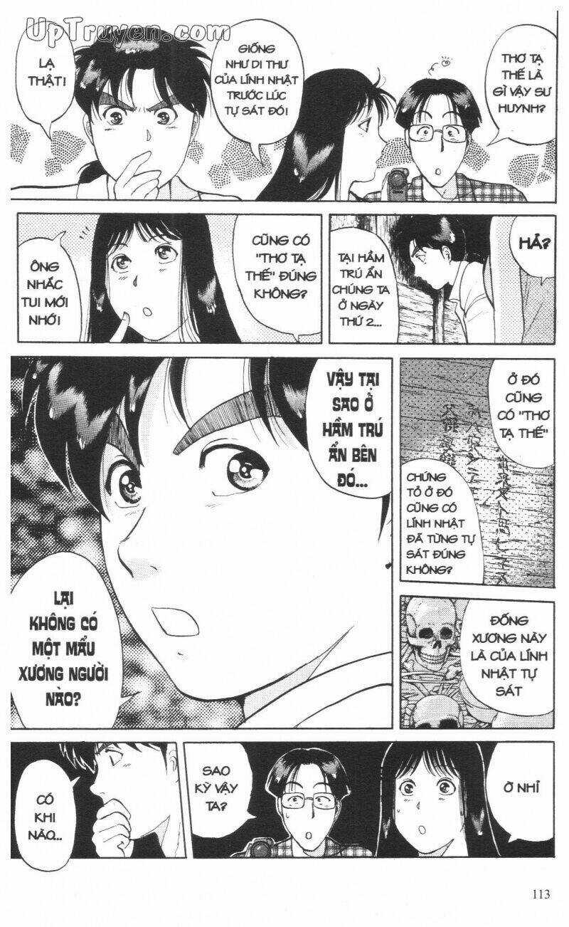 Thám Tử Kindaichi (Special Edition) Chapter 14 trang 115