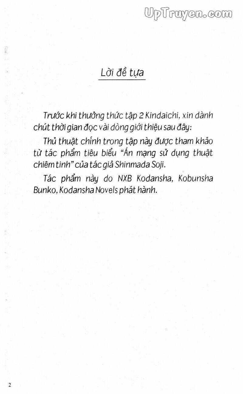 Thám Tử Kindaichi (Special Edition) Chapter 2 trang 4