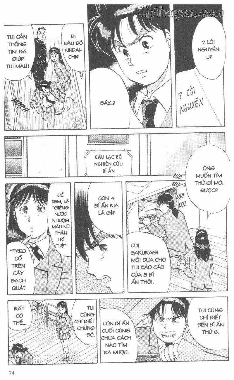 Thám Tử Kindaichi (Special Edition) Chapter 4 trang 76