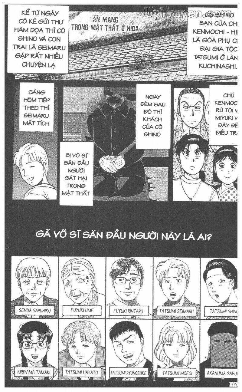 Thám Tử Kindaichi (Special Edition) Chapter 9 trang 107